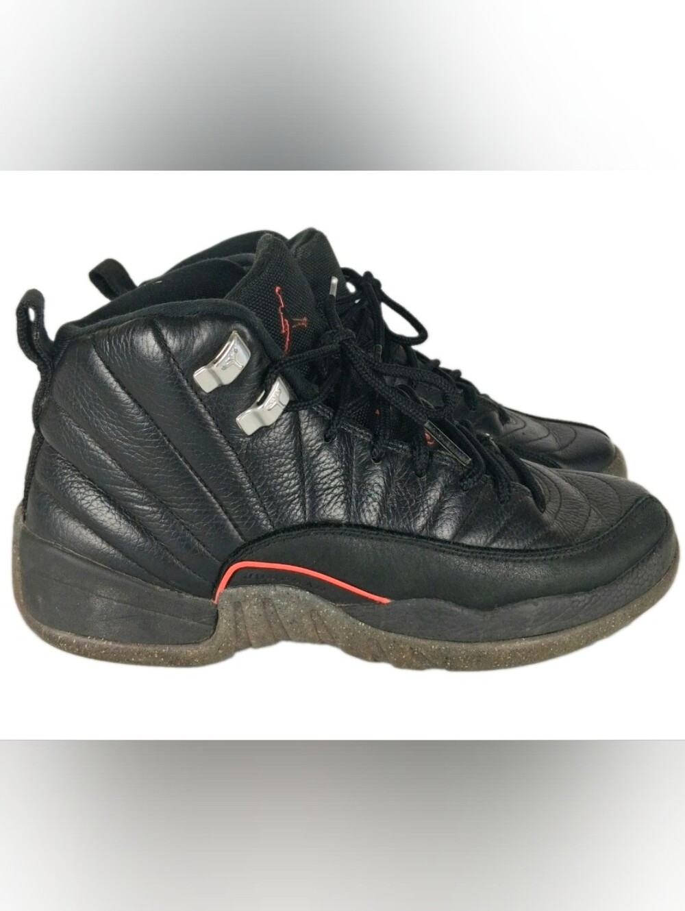 Nike Air Jordan 12 Retro Utility Grind Youth Shoes Size 6Y Black GS DM5204-006